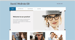 Desktop Screenshot of mcbridevisionclinic.net